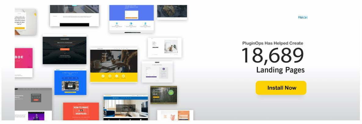 landing page builder sito