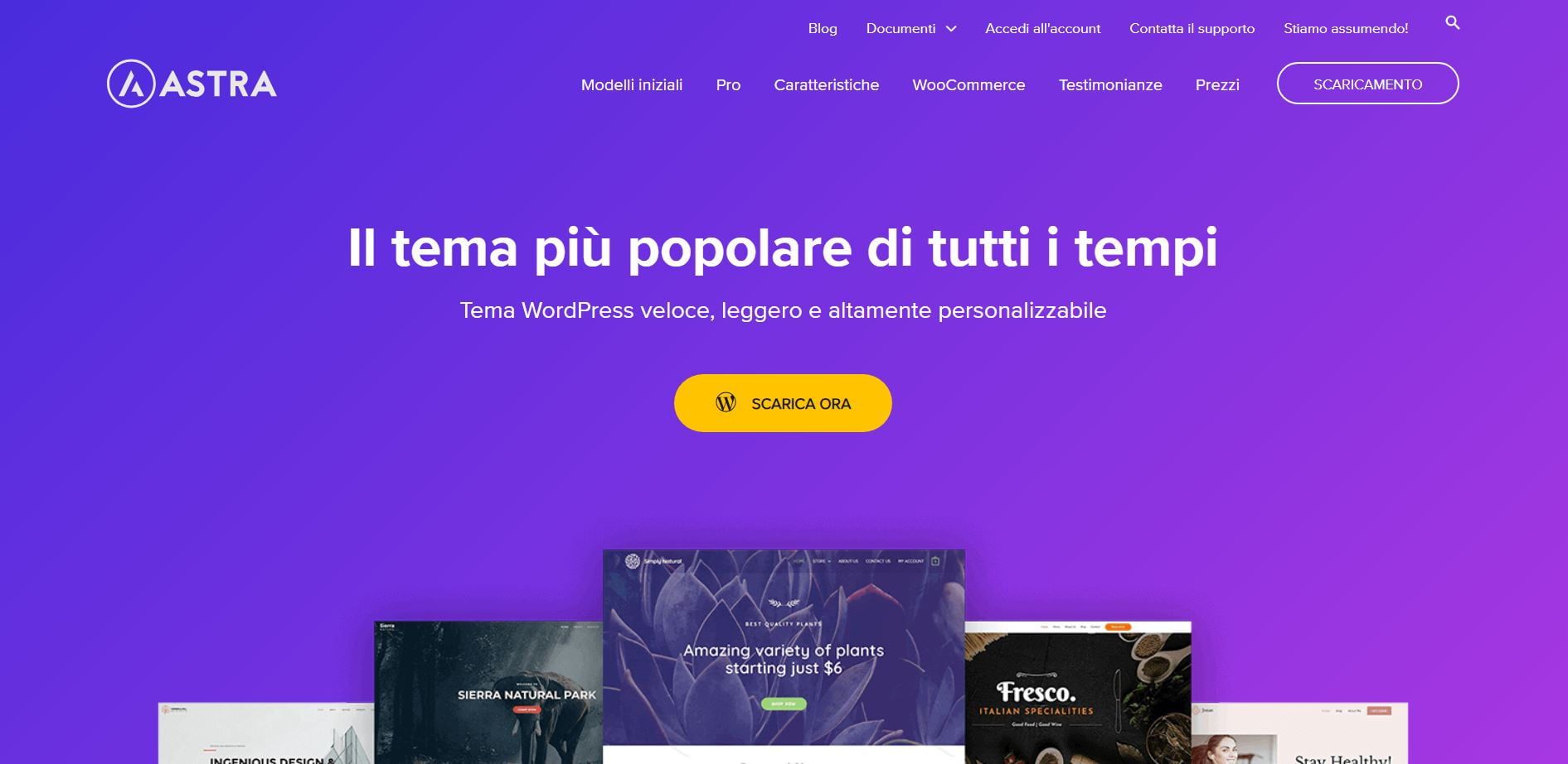 astra tema wordpress