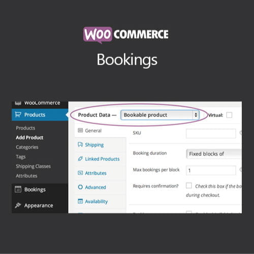 woocommerce bookings lalicenza