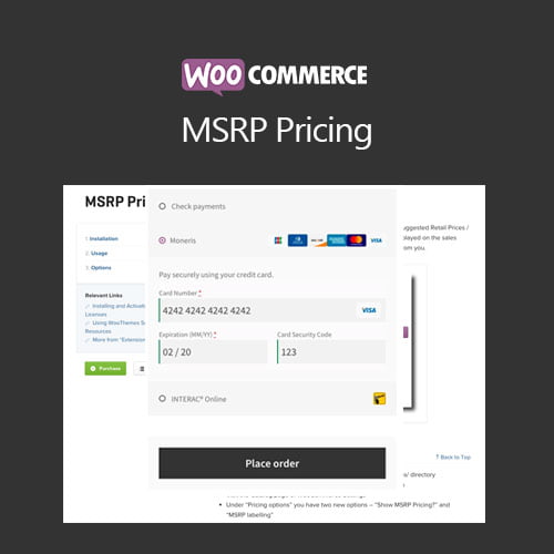 woocommerce msrp pricing lalicenza
