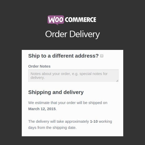 woocommerce order delivery lalicenza