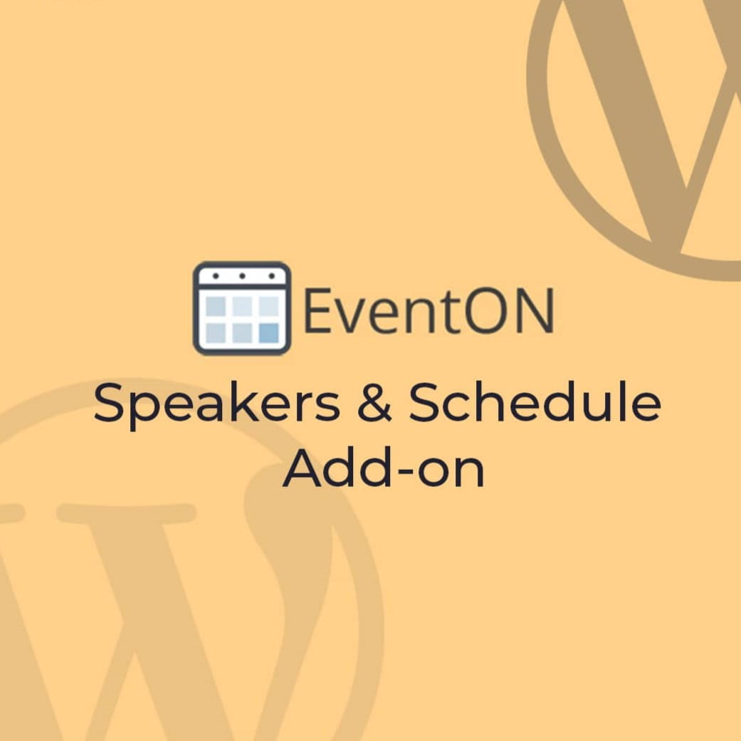 eventon speakers schedule add on lalicenza