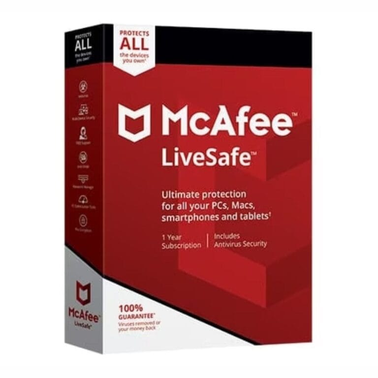 mcafee livesafe unlimited device – 1 anno lalicenza
