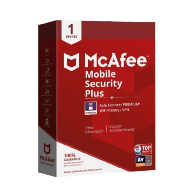 mcafee mobile security plus vpn 1 utente 1 anno lalicenza