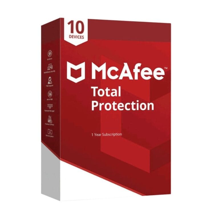 mcafee total protection (pc, android, mac, ios) 10 utenti 1 anno lalicenza